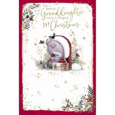 Granddaughter's 1st Christmas Me to You Bear Christmas Card
