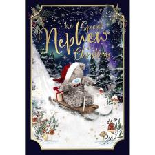 Special Nephew Photo Finish Me to You Bear Christmas Card